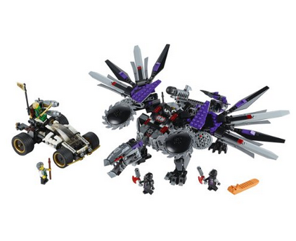lego 乐高 幻影忍者系列 70725 nindroid mech dragon toy 忍者机器人