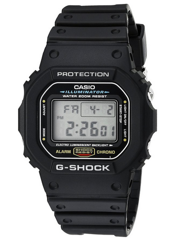 casio卡西欧 g-shock系列dw5600e-1v 男士经典手表 低价$37.49 $2.