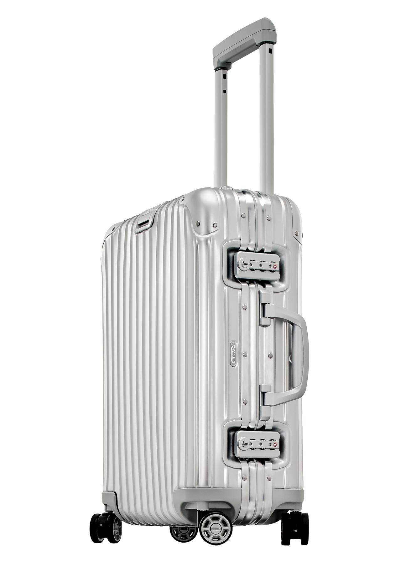 德国直邮 rimowa日默瓦 topas 经典铝镁银系列万向轮登机箱 22寸/45l