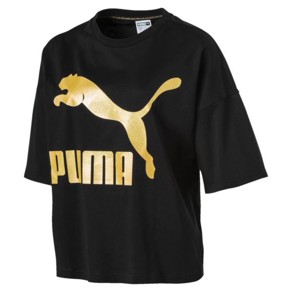 额外7折 puma 彪马 glam oversized 休闲宽松短袖 两色可选